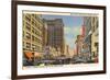 Main Street, Houston, Texas-null-Framed Premium Giclee Print