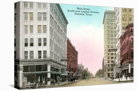 Main Street, Houston, Texas-null-Stretched Canvas