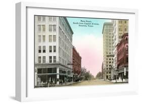 Main Street, Houston, Texas-null-Framed Art Print
