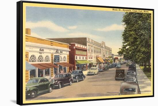 Main Street, Hyannis, Cape Cod-null-Framed Stretched Canvas