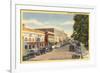 Main Street, Hyannis, Cape Cod-null-Framed Art Print