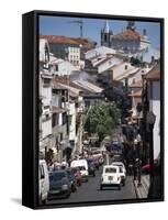 Main Street in Angra Do Heroismo, Terceira, Azores, Portugal, Atlantic, Europe-Ken Gillham-Framed Stretched Canvas