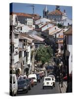 Main Street in Angra Do Heroismo, Terceira, Azores, Portugal, Atlantic, Europe-Ken Gillham-Stretched Canvas