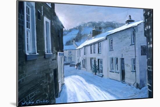 Main Street in Dent, 1997-John Cooke-Mounted Giclee Print