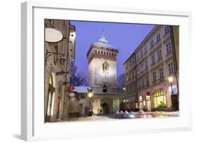 Main Street in Historic Krakow, Poland-Eunika-Framed Photographic Print