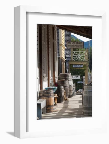Main Street in Old Gold Town Barkerville, British Columbia, Canada-Michael DeFreitas-Framed Photographic Print
