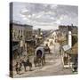 Main Street in Wichita, Kansas, 1870s-null-Stretched Canvas