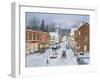 Main Street in Winter-Bob Fair-Framed Giclee Print