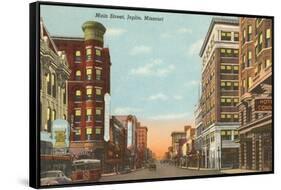 Main Street, Joplin, Missouri-null-Framed Stretched Canvas