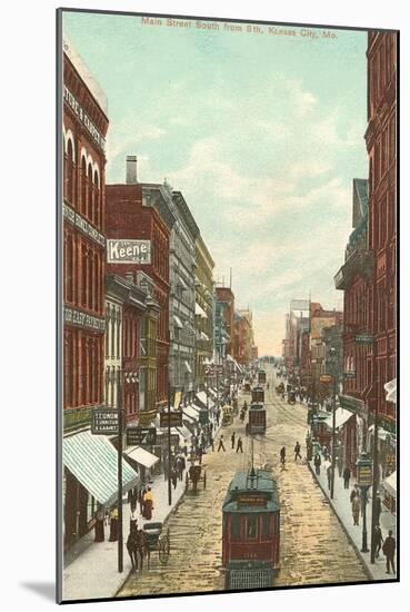 Main Street, Kansas City, Missouri-null-Mounted Art Print