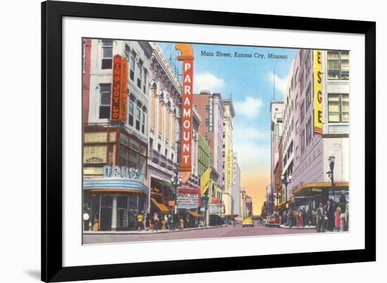 Main Street, Kansas City, Missouri-null-Framed Art Print