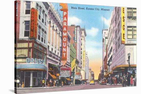 Main Street, Kansas City, Missouri-null-Stretched Canvas