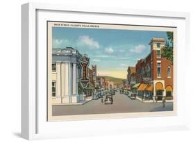 Main Street, Klamath Falls, Oregon-null-Framed Art Print