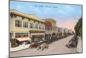 Main Street, Lakeland, Florida-null-Mounted Art Print