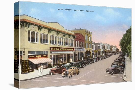 Main Street, Lakeland, Florida-null-Stretched Canvas