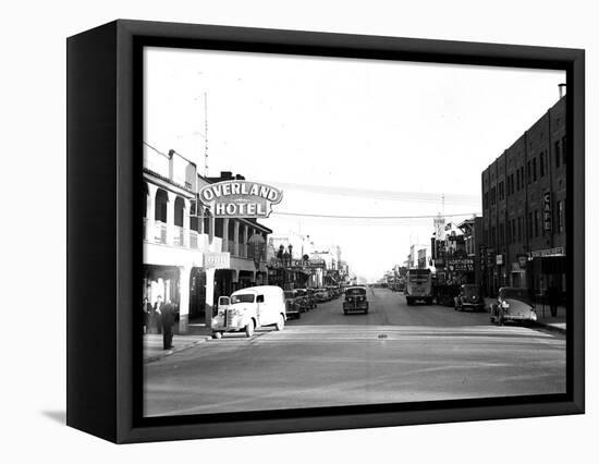 Main Street Las Vegas-TS-Framed Stretched Canvas