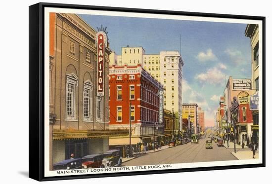 Main Street, Little Rock-null-Framed Stretched Canvas