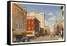 Main Street, Little Rock-null-Framed Stretched Canvas