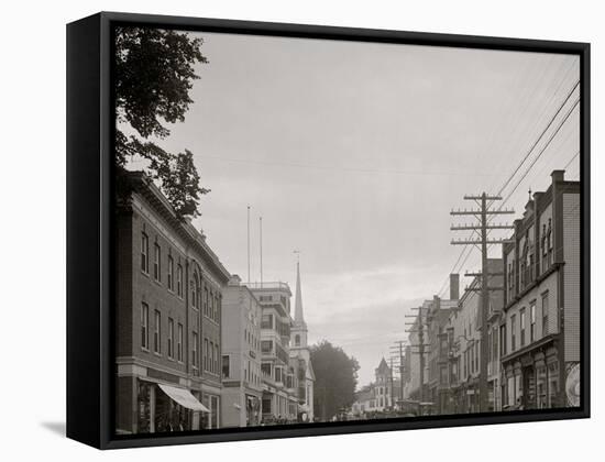 Main Street, Littleton, N.H.-null-Framed Stretched Canvas