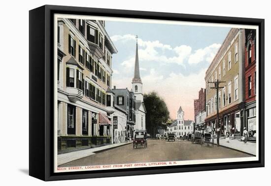 Main Street, Littleton, New Hampshire-null-Framed Stretched Canvas