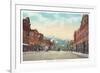 Main Street, Livingston, Montana-null-Framed Premium Giclee Print