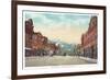 Main Street, Livingston, Montana-null-Framed Premium Giclee Print