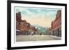 Main Street, Livingston, Montana-null-Framed Premium Giclee Print