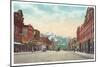 Main Street, Livingston, Montana-null-Mounted Art Print