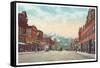 Main Street, Livingston, Montana-null-Framed Stretched Canvas