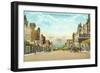 Main Street, Livingston, Montana-null-Framed Art Print