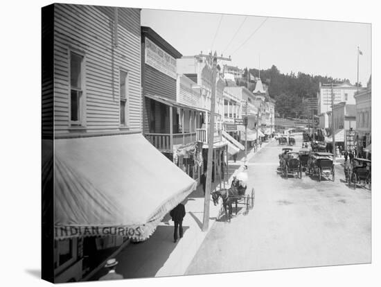 Main Street, Mackinac Island, Mich.-null-Stretched Canvas