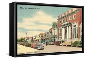 Main Street, Manasquan, New Jersey-null-Framed Stretched Canvas