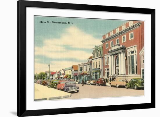 Main Street, Manasquan, New Jersey-null-Framed Premium Giclee Print
