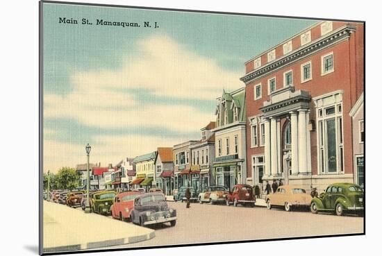 Main Street, Manasquan, New Jersey-null-Mounted Art Print