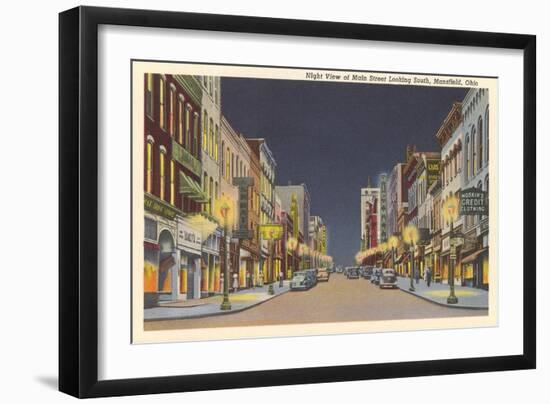 Main Street, Mansfield-null-Framed Art Print