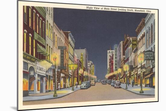 Main Street, Mansfield-null-Mounted Art Print