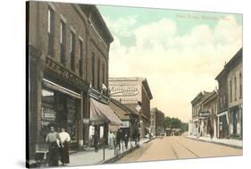 Main Street, Marinette, Wisconsin-null-Stretched Canvas