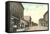 Main Street, Marinette, Wisconsin-null-Framed Stretched Canvas