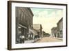 Main Street, Marinette, Wisconsin-null-Framed Art Print