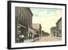 Main Street, Marinette, Wisconsin-null-Framed Art Print