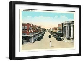Main Street, Mcallen-null-Framed Art Print