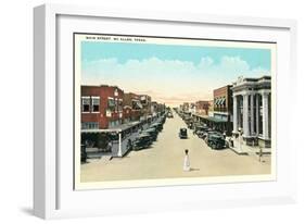 Main Street, Mcallen-null-Framed Art Print