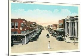 Main Street, Mcallen-null-Mounted Art Print