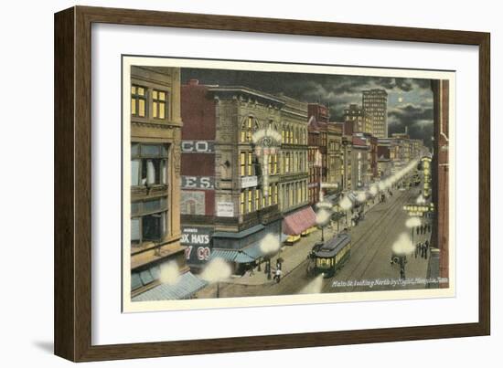 Main Street, Memphis-null-Framed Art Print