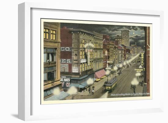 Main Street, Memphis-null-Framed Art Print