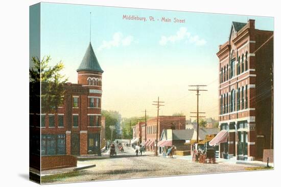 Main Street, Middlebury, Vermont-null-Stretched Canvas