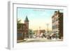 Main Street, Middlebury, Vermont-null-Framed Art Print