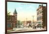 Main Street, Middlebury, Vermont-null-Framed Art Print