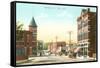 Main Street, Middlebury, Vermont-null-Framed Stretched Canvas