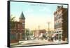 Main Street, Middlebury, Vermont-null-Framed Stretched Canvas